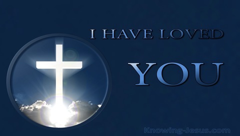 John 13:34 I Have Loved You (devotional)02:04 (navy)